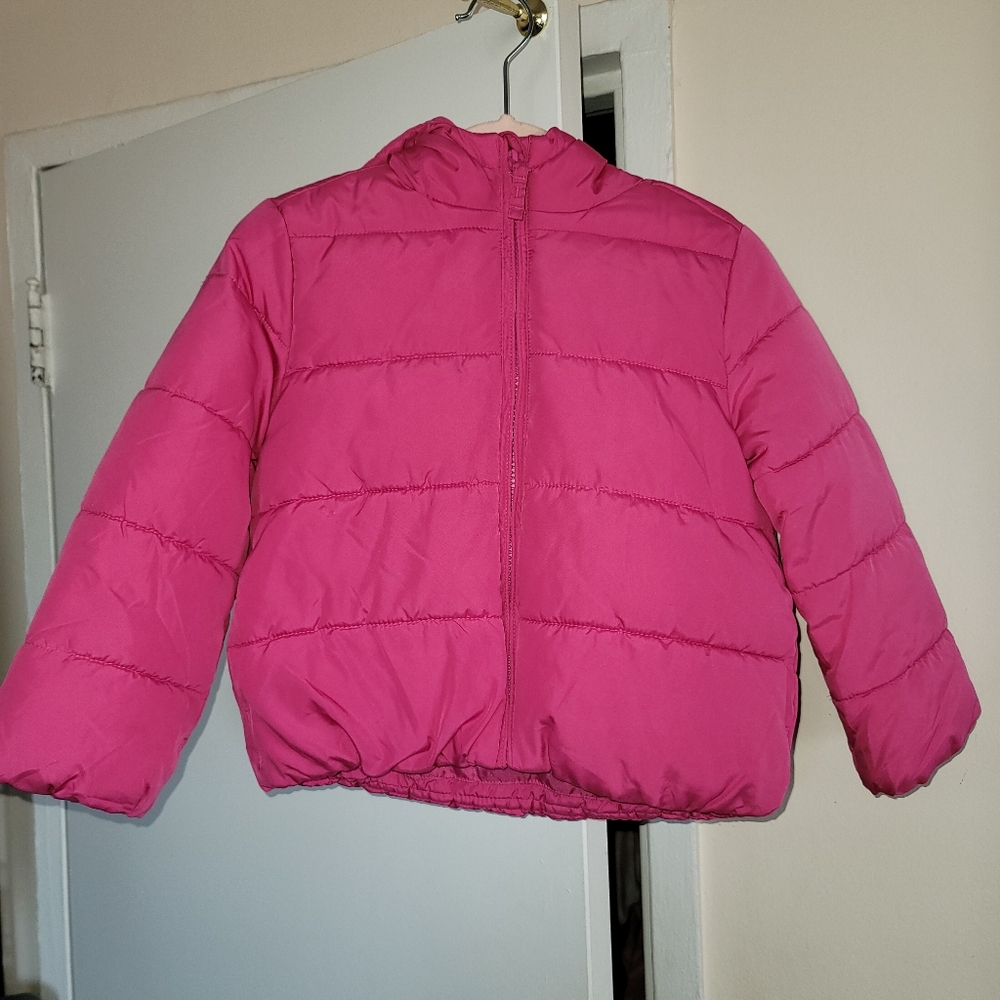 Children's Place size 5T pink winter coat with hood
